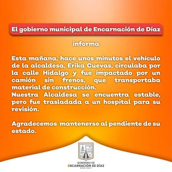 Comunicado del municipio de Encarnación de Díaz. | Gobierno de Encarnación de Díaz