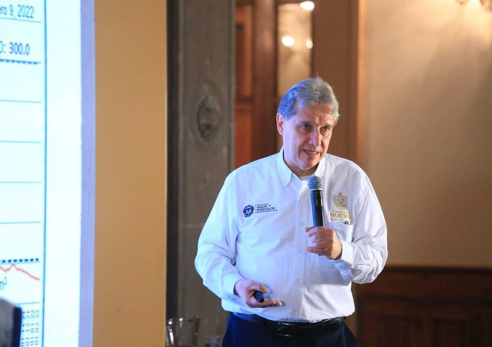 El director de Agua y Drenaje de Monterrey, Juan Ignacio Barragán. | Jorge López