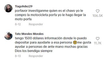 Usuarios le quieren regalar moto nueva a vendedor ambulante tras hacerse viral con video | Especial