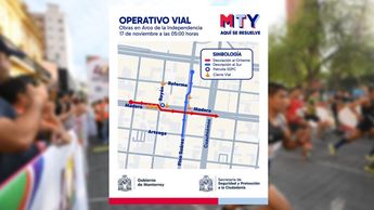 Operativo para mañana por obras en Arco de Independencia.| Especial