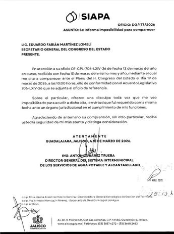 Antonio Juárez Trueba falta al Congreso tras señalamientos por vertido de residuos|