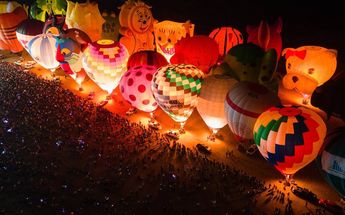 El Festival del Globo en León es conocido por la exposición de diversos globos aerostáticos del mundo | Festival del Globo León