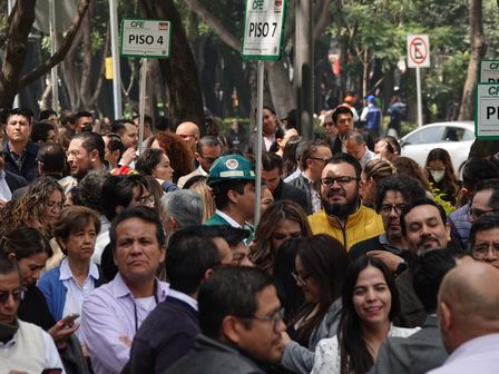 Durante un sismo, la ciudadanía sale a puntos de reunión | Cuartoscuro