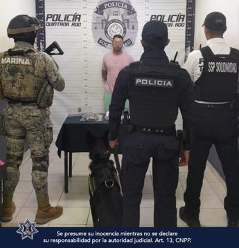La Secretaría de Seguridad Pública de Solidaridad informó la detención de un extranjero. | Especial