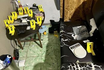 Interior del domicilio en la calle Privada Consuelo, donde se encontraron entre otras cosas, dos básculas digitales. | Cortesía