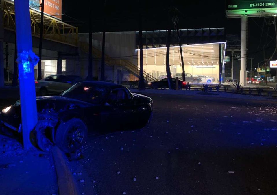 En el accidente no hubo personas lesionadas. | Leyda Estrada
