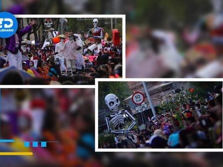 Desfile del día de muertos, patrimonio de la humanidad mexicano / Especial