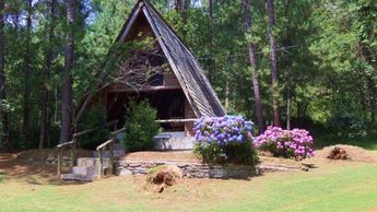 Cabaña de campo en Vitro Parque El Manzano.| Vitro