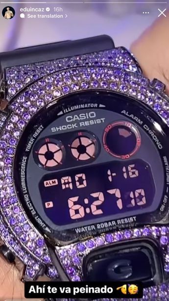 Eduin Caz presume su lujoso Casio; ¿es team Piqué?
