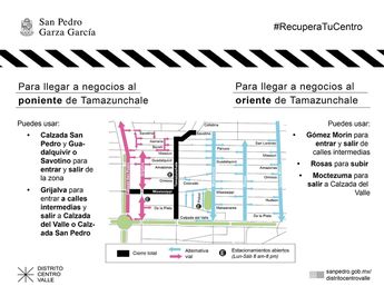 Nuevos cierres viales en San Pedro