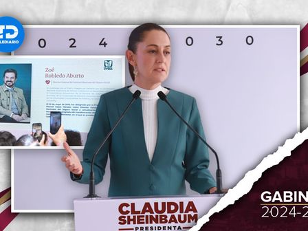 Claudia Sheinbaum presenta a Zoé Robledo como director del IMSS y a Carlos Augusto Morales será el secretario particular / Juan Carlos Bautista