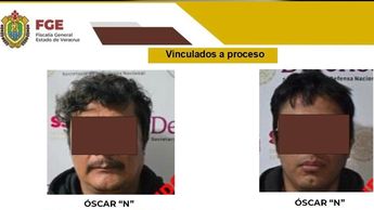 Óscar “N” y Óscar “N”, vinculados a proceso por el secuestro y asesinato del funcionario Juan Iván Pérez Romero y familia | Fiscalía de Veracruz