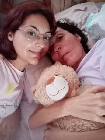 María y su mamá Liliana Leñero España | Cortesía