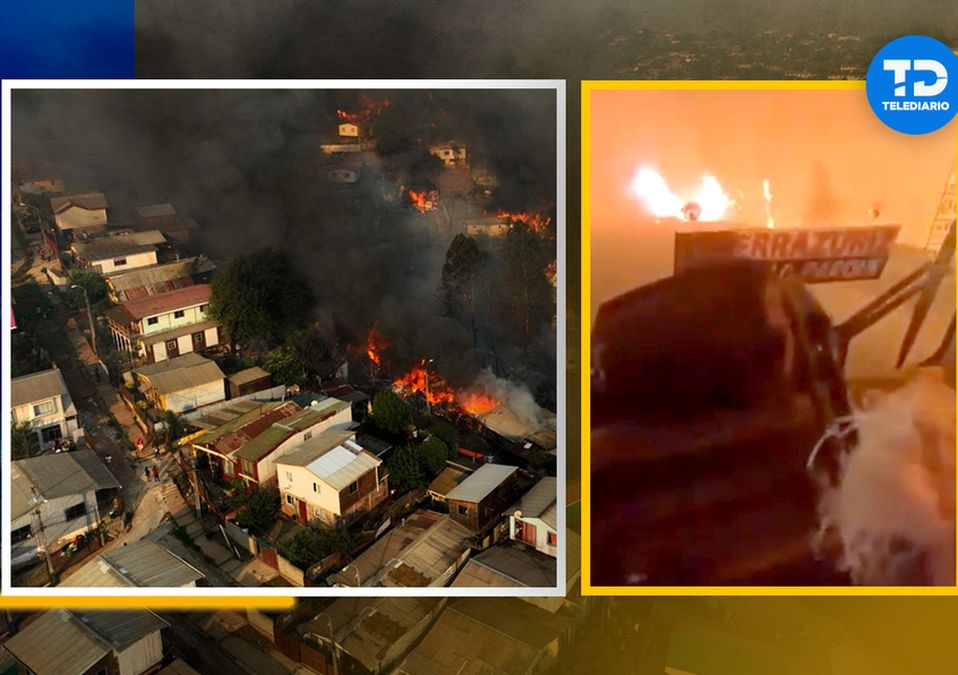 Incendio forestal en Chile / AFP y TELEDIARIO