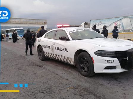 En la autopista México-Puebla la Guardia Nacional es la encargada de vigilar la vía de comunicación | Agencia Es Imagen
