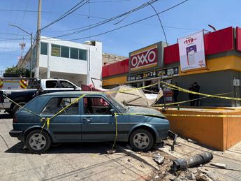 Accidente vial en la colonia Mesa Colorada movilizó a los cuerpos de emergencia