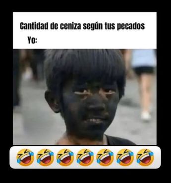 Imposición de ceniza según la cantidad de pecados. | Tony Express vía Facebook.
