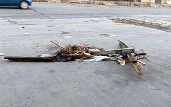 Basura en calles de Monterrey | Fabricio Gallegos.
