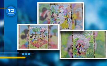 Dibujos hechos por Jarís Martínez, aficionada de Tigres Femenil / Cortesía