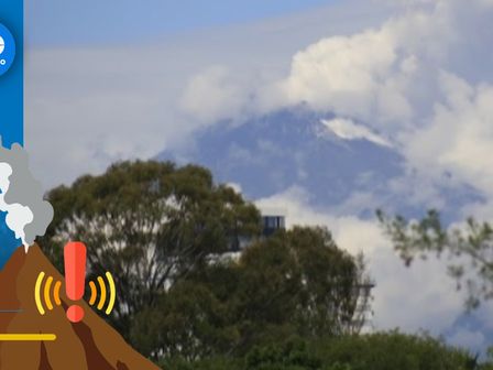 Actividad del Popocatépetl 22 de septiembre de 2024 / Andrés Lobato