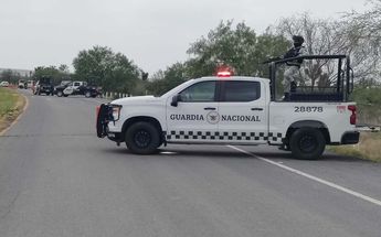 Elementos de la Guardia Nacional resguardaron la escena. | Agustín Martínez