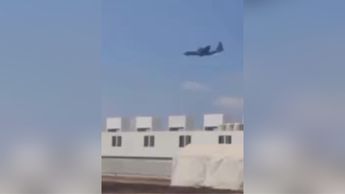Edomex: avión militar de EU aterriza en Aeropuerto de Toluca