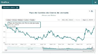 El peso alcanzó su peor nivel en más de un año / Banxico.