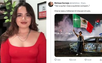 Melissa Cornejo perdió su vissa por publicación contra ICE/ Especial