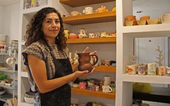 En Casa Agave se imparten talleres de cerámica / Melanie Torres