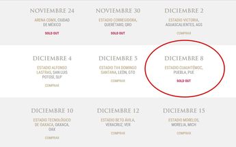 Sold Out Luis Miguel en Puebla / Especial