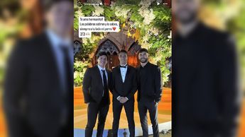 José Purata, jugador de Tigres, en la boda de Rafael Durán, canterano felino / Captura