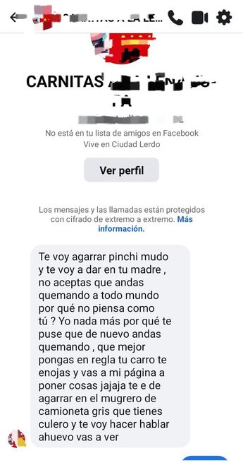 Amenazas a hombre con discapacidad auditiva
