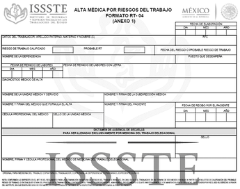 Subsidio del ISSSTE por enfermedad o accidente ajeno al trabajo