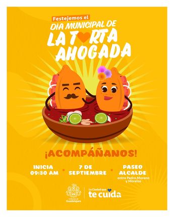 El departamento de Cultura de Guadalajara confirmó a los usuarios que habrá tortas gratis durante el evento | Facebook: Cultura Guadalajara