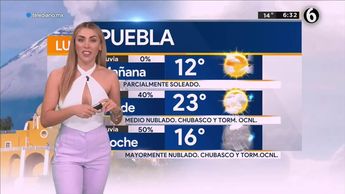 Pronóstico del tiempo para Puebla, con Jessica de Luna - 04 de julio de 2022