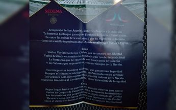 El AIFA celebró su aniversario con su himno / Roberto Valadez y Amilcar Salazar.