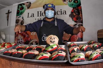 Ls 'AMLO conchas' de la panadería 'La Herencia JD'  / Melanie Torres