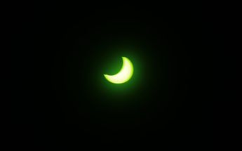 Eclipse a las 10:40 horas visto desde CdMx/ Juan Carlos Bautista