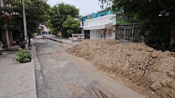 Obra inconclusa en San Nicolás. | Fabricio Gallegos