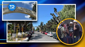 Alumnos UAAAN son desalojados ante huelga de trabajadores.