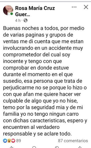 Mujer asegura ser inocente en caso de la niña de Reynosa. | Especial