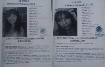 Ficha de desaparición de Betzabe Alvarado y Fabiola Narváez | FGE Puebla