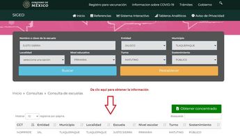 Buscador del Sistema de Información y Gestión Educativa / TELEDIARIO