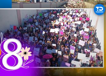 Miles de saltillenses marcharon para exigir justicia por los feminicidios. | Christian Montelongo