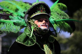 Traje de huehue del carnaval del Puebla / Andrés Lobato