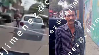 Taxista ebrio se lleva colgando a un policía de tránsito. C4 en Alerta, 06 de marzo 2026