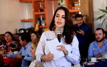 Laura Haro, candidata de la coalición PRI, PAN y PRD / X @LauHaro