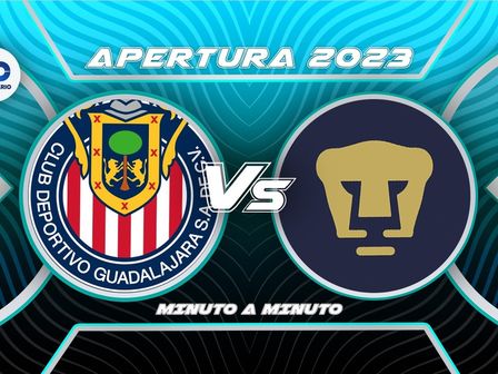 El equipo de las Chivas recibe a los Pumas en el partido de ida de los cuartos de final del Apertura 2023. / Especial