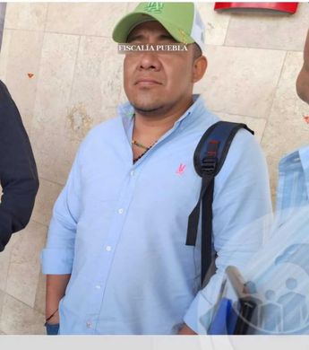 Alcalde de Zapotitlán, Puebla durante su captura en Ciudad de México / Cortesía