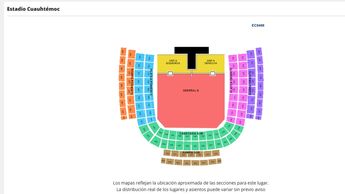 Localidades dispobibles para los dos conciertos de Shakira | eticket